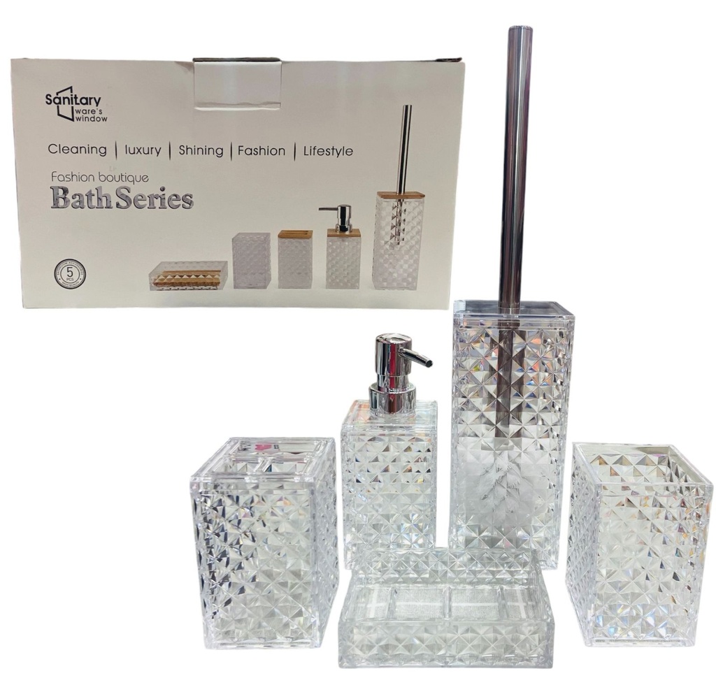 Set De Baño X5 Diamond White