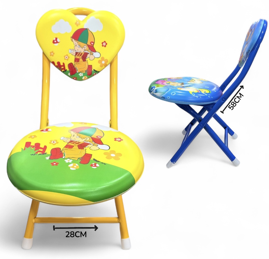 [512105] Silla Plegable Con Respaldo 58X28
