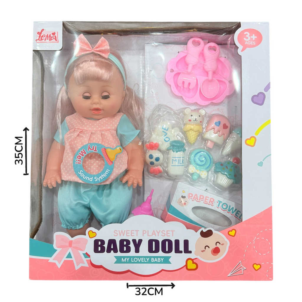 [625594] Bebe En Caja Con Accesorios