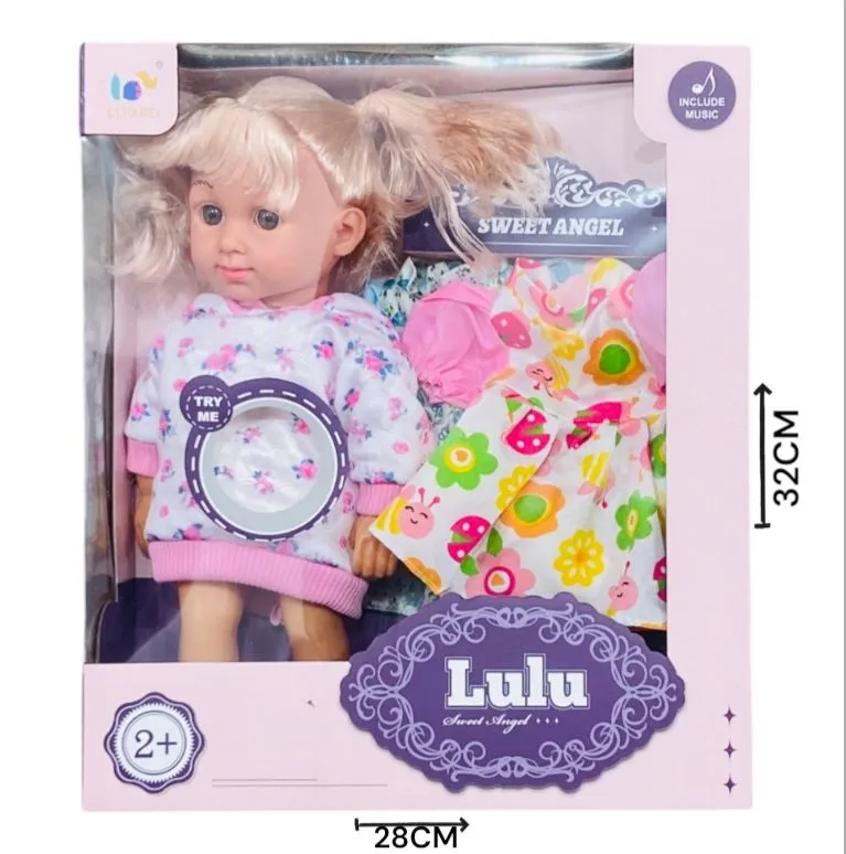 [624122] Muñequita Lulu con sonido y accesorios
