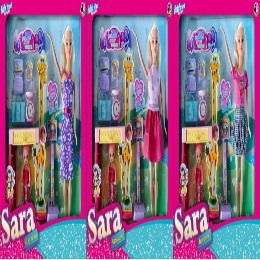 Muñeca Sara Con Muñequita
