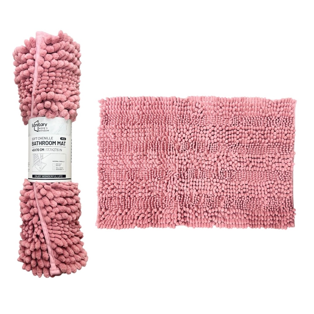 Alfombra De Baño Rosa 45X70
