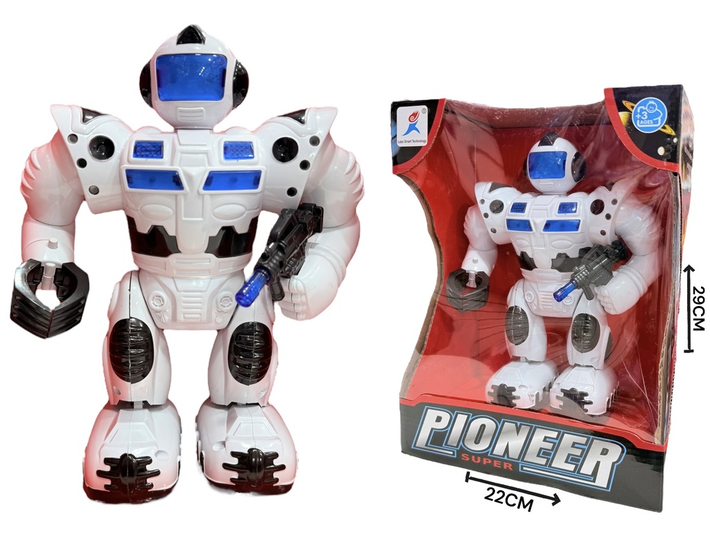 Robot A Pila Con Luz Y Sonido