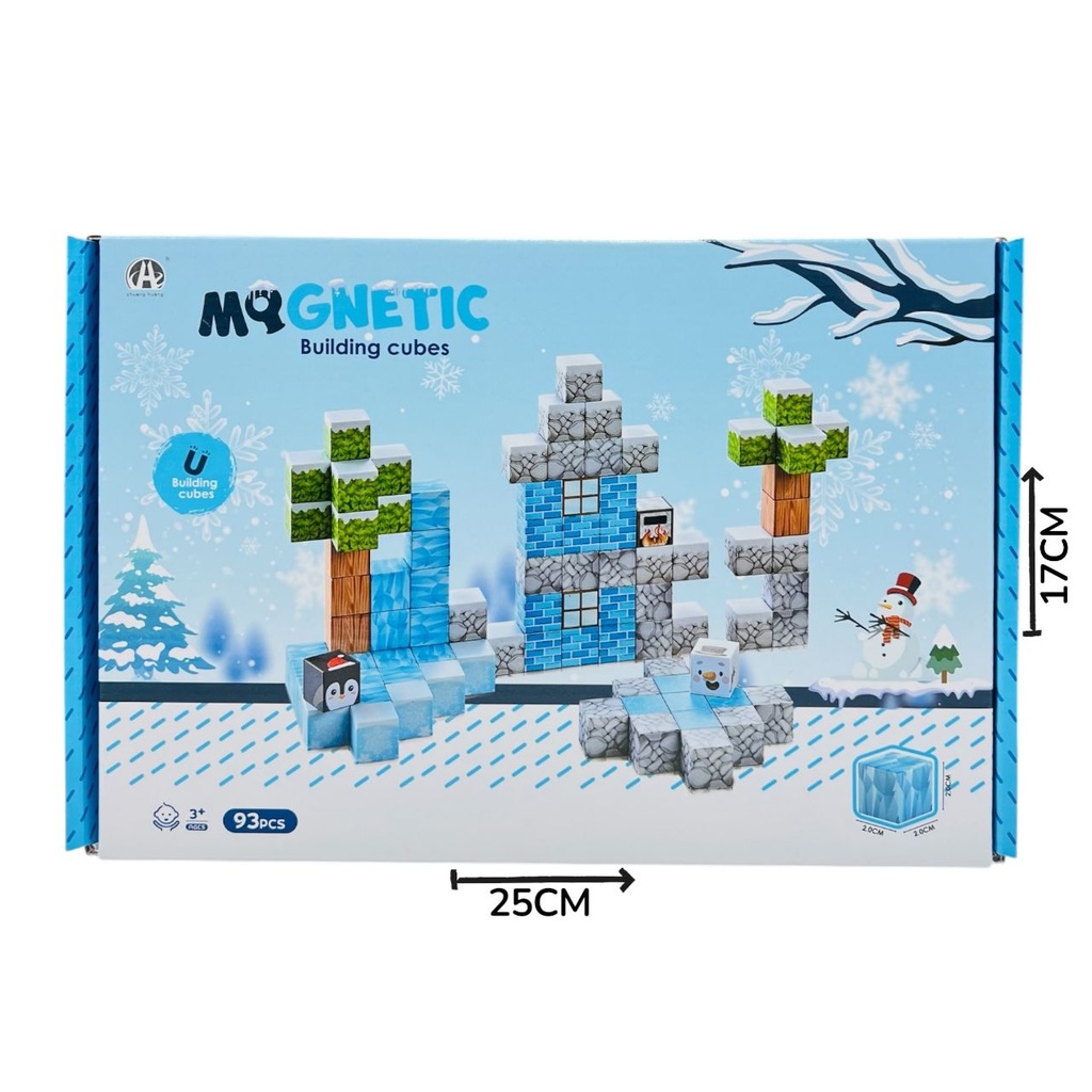HW24132400 Cubos Magneticos Invierno 93pzs