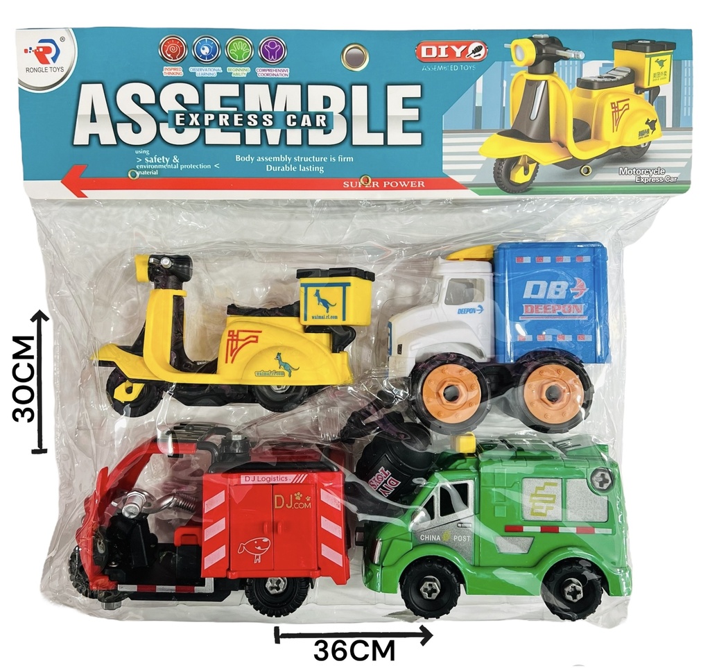 Camion X2 + Moto X2 Desarmable Bolsa Hw21029847