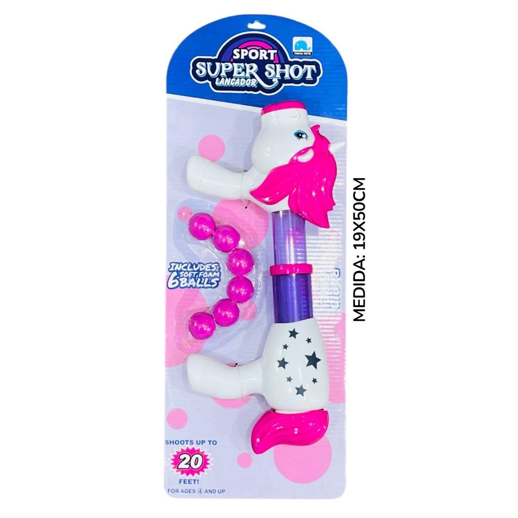 HW25010186 Lanza Bolas Unicornio