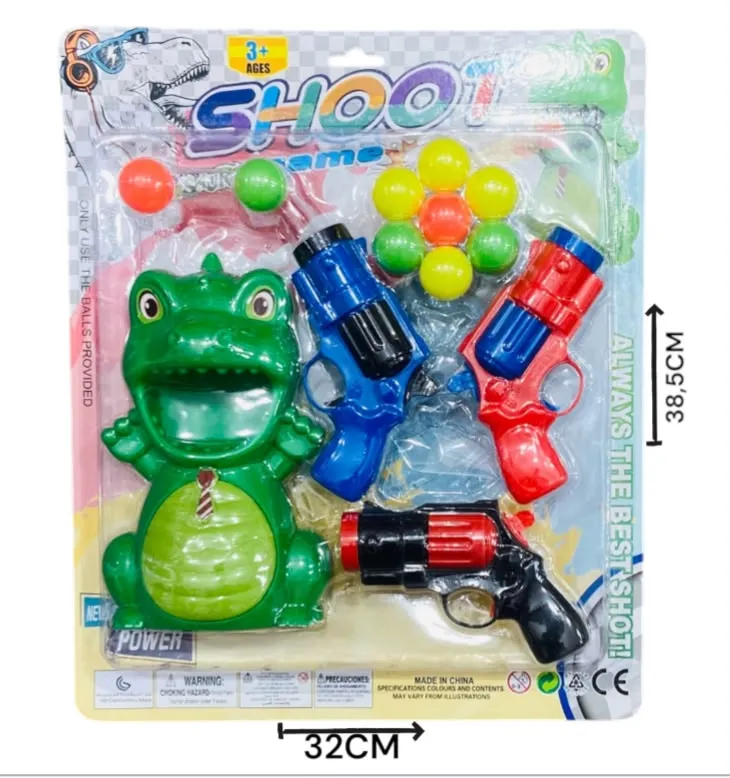 [624860] HW25159640 Pisola lanza bolas dinosaurio