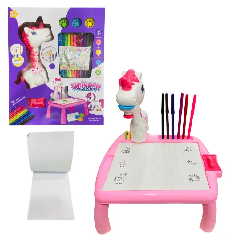 HW23177999 Mesa de proyección unicornio