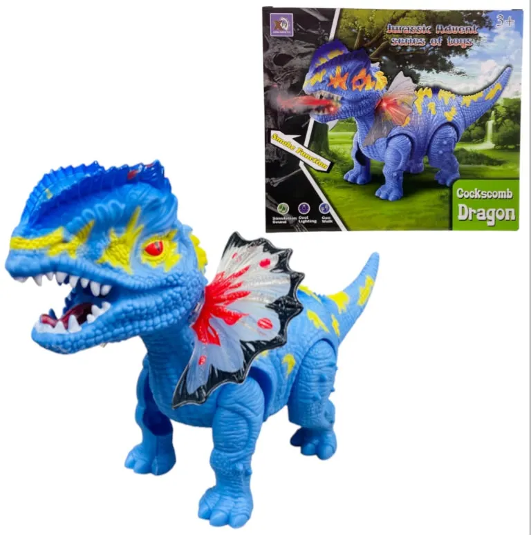 [625533] Dinosaurio dilofosaurio con luz y sonido