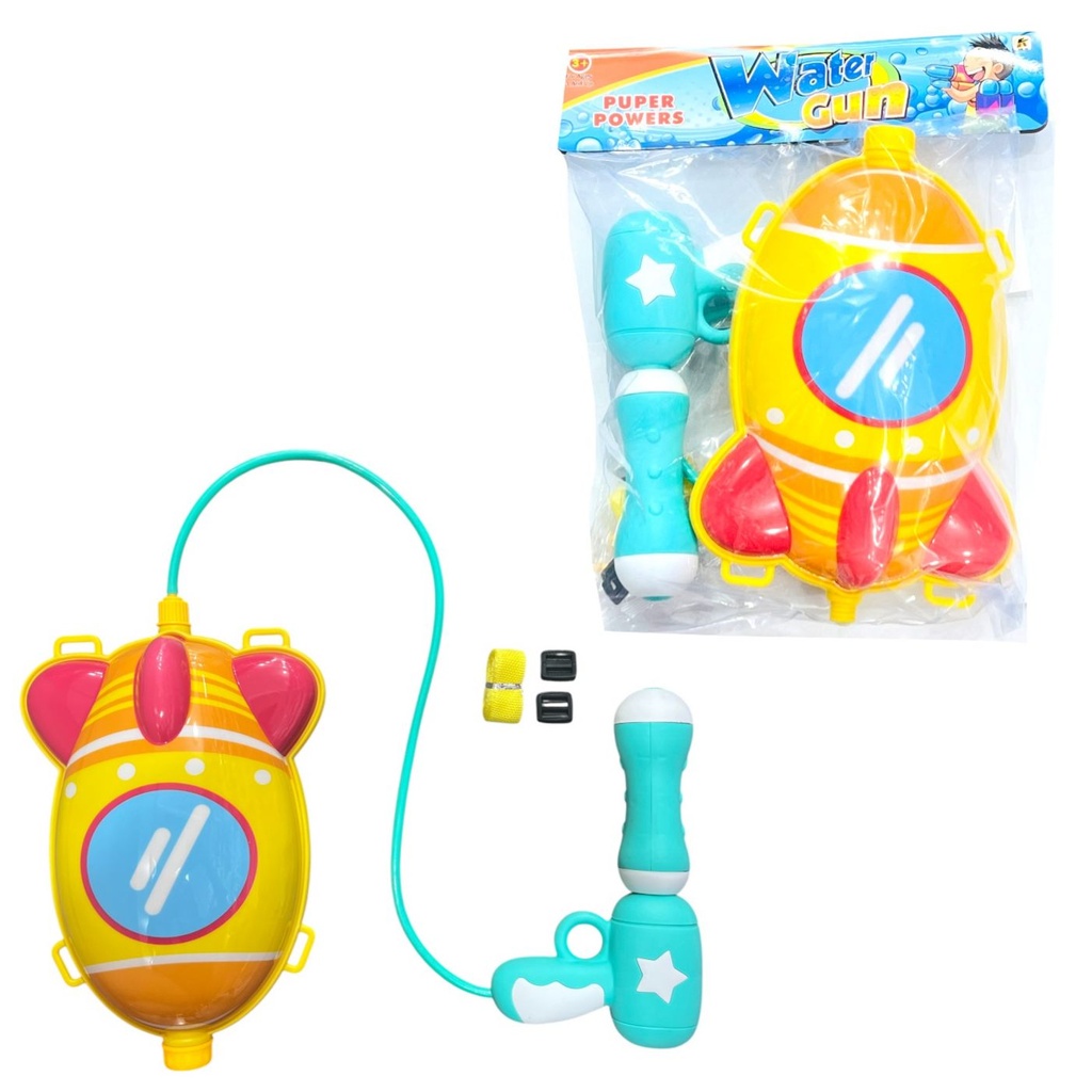 HW21105528 Pistola De Agua Con Mochila Nave