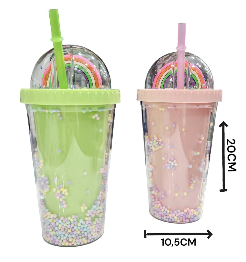 Vaso Infantil Arco Iris 450 Ml