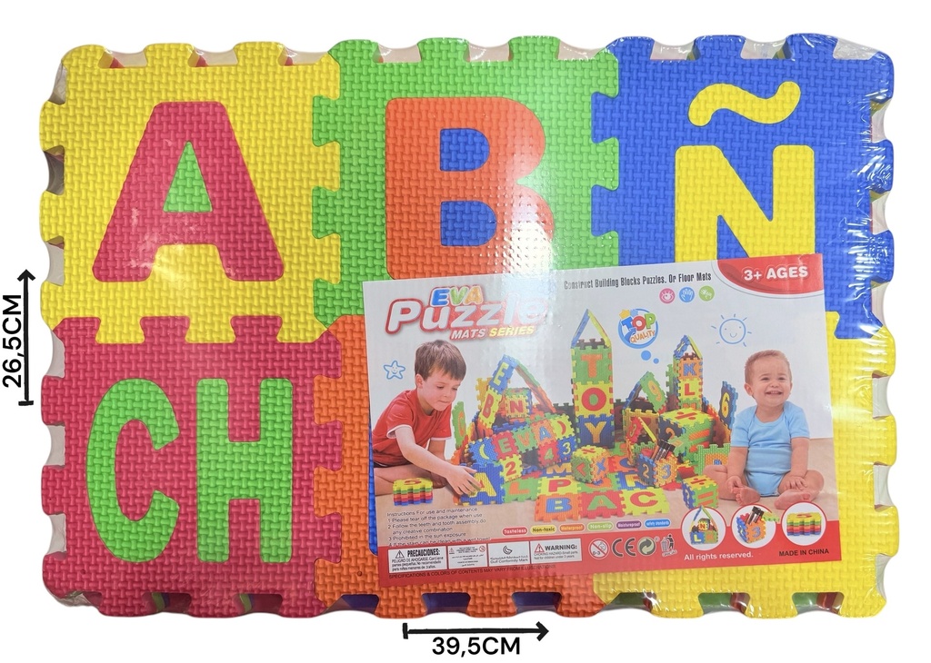 Rompecabezas Goma Eva Abecedario 40X27X5