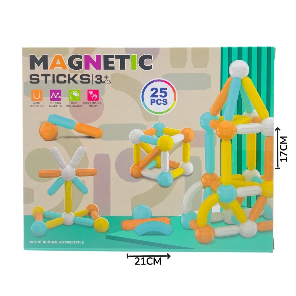 Palitos Magneticos X25 Pcs