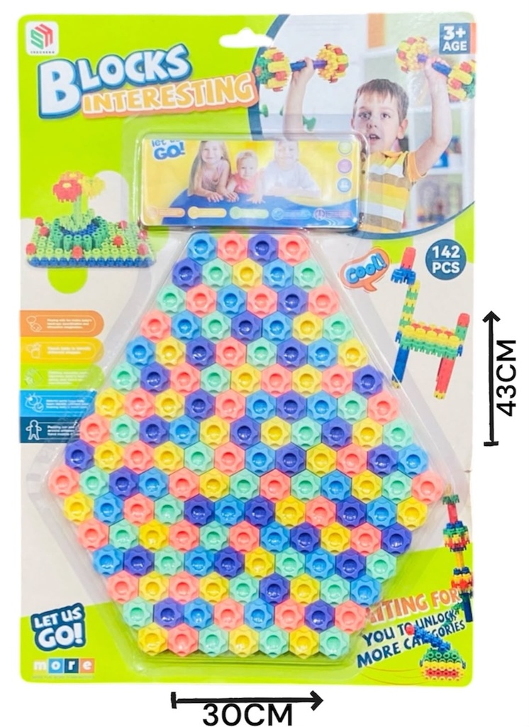 HW22078382 Bloques de puzzle 142PCS