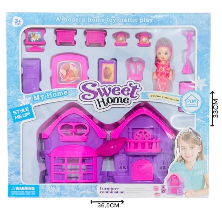 [624635] Juego de muebles con muñequita