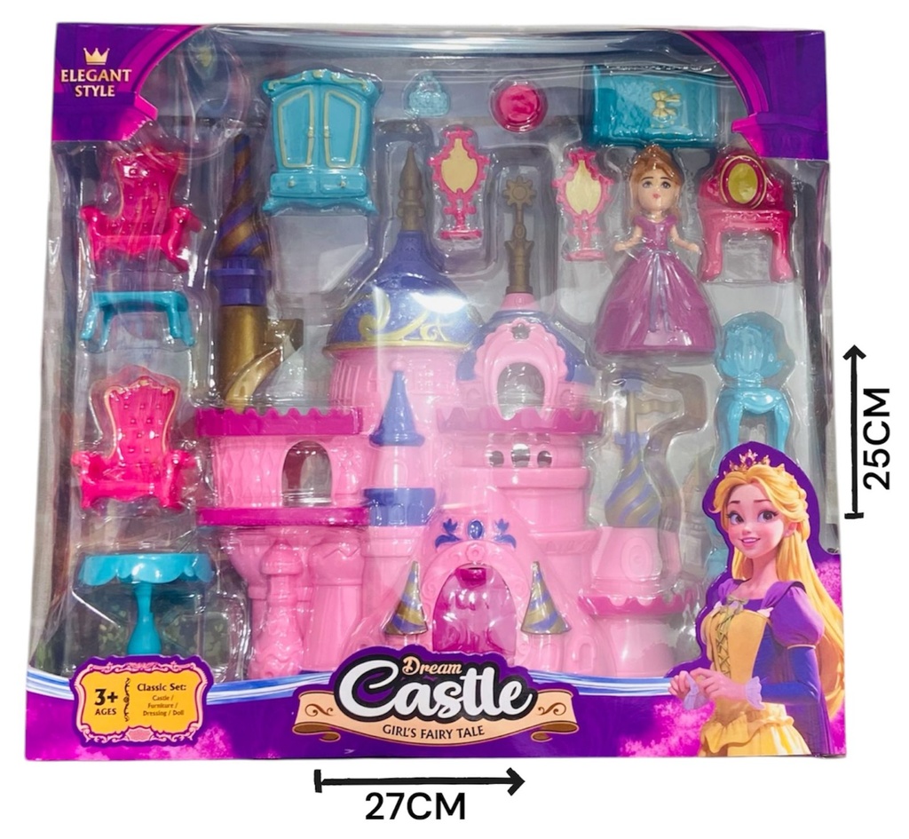 Castillo princesas con accesorios HW25090828