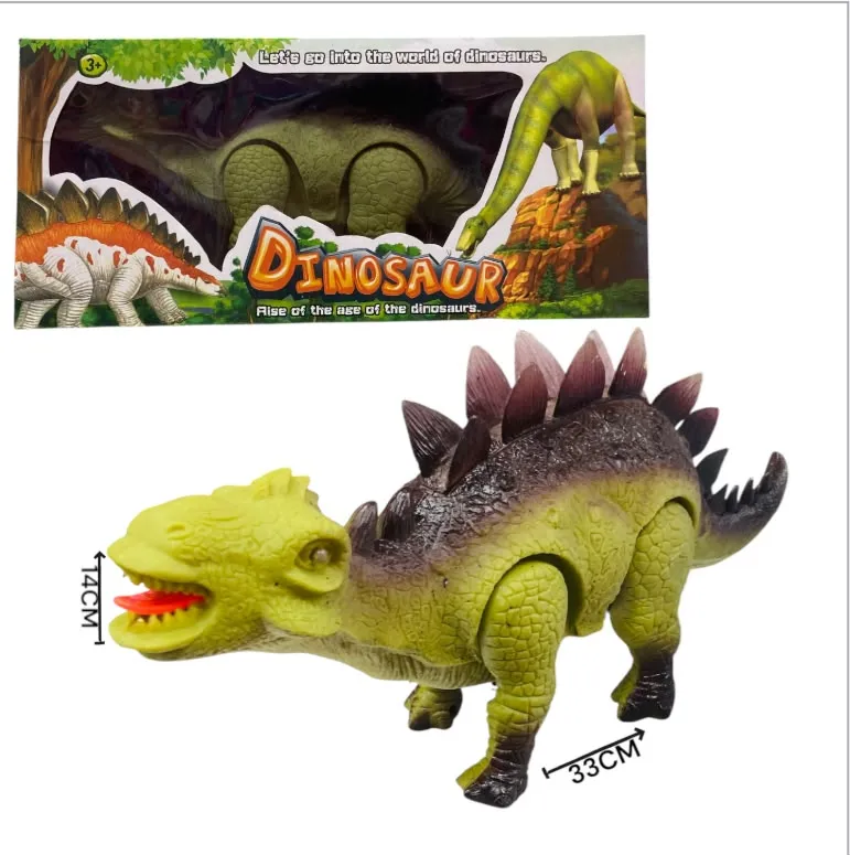 Dinosaurio estegosaurio electrico