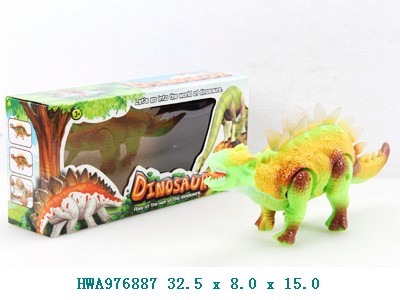 Dinosaurio estegosaurio electrico