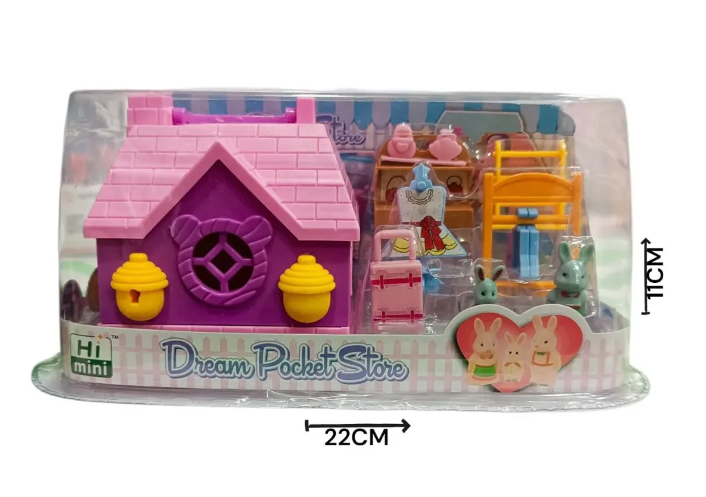 Casita con accesorios 23x11x11