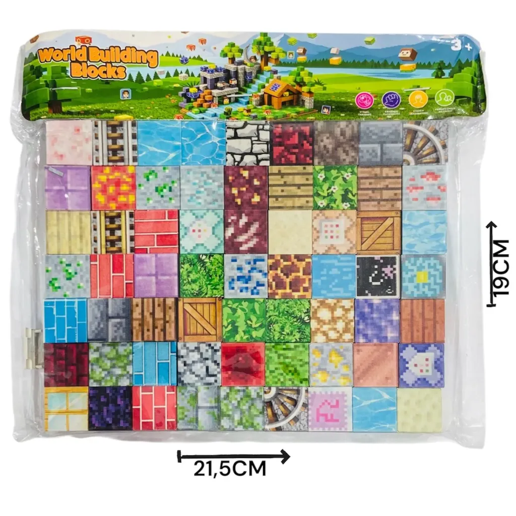 [626099] Cubos Magneticos En Bolsa 63pzs