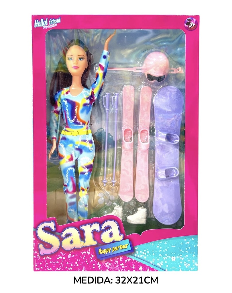 Muñeca Sara Esquiadora