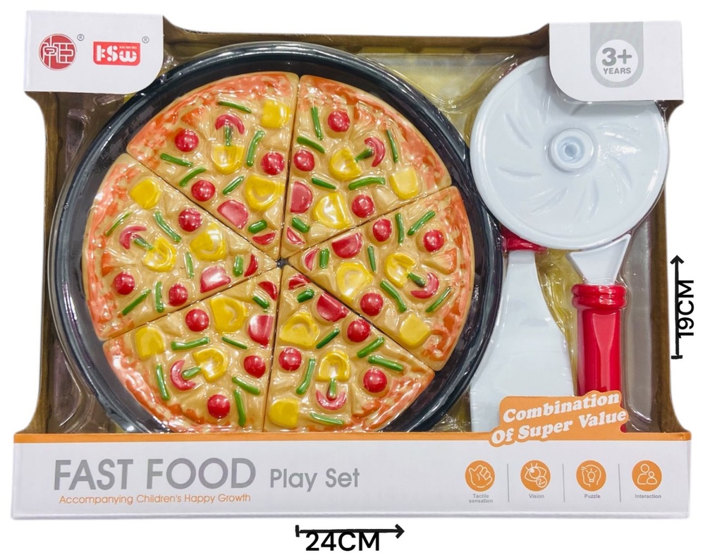 Set De Cocina Pizza En Caja