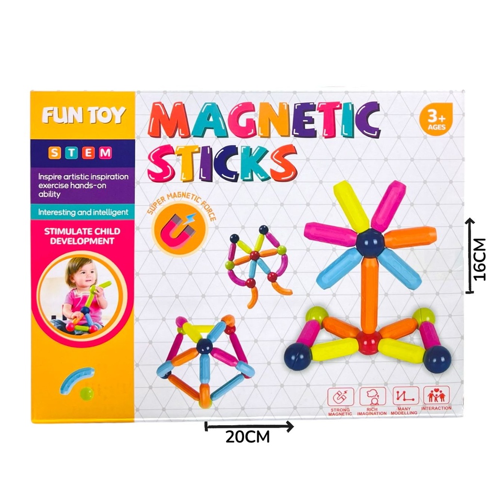 Palitos Magneticos X28 Pcs
