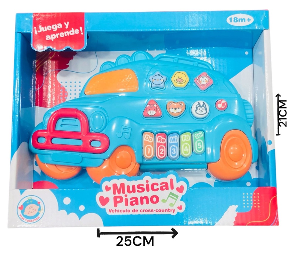 Teclado para bebes autito HW24043042