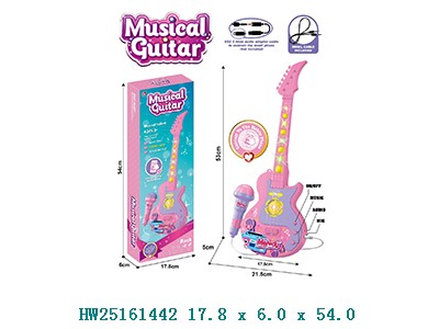 [624629] Guitarra Con Microfono En Caja