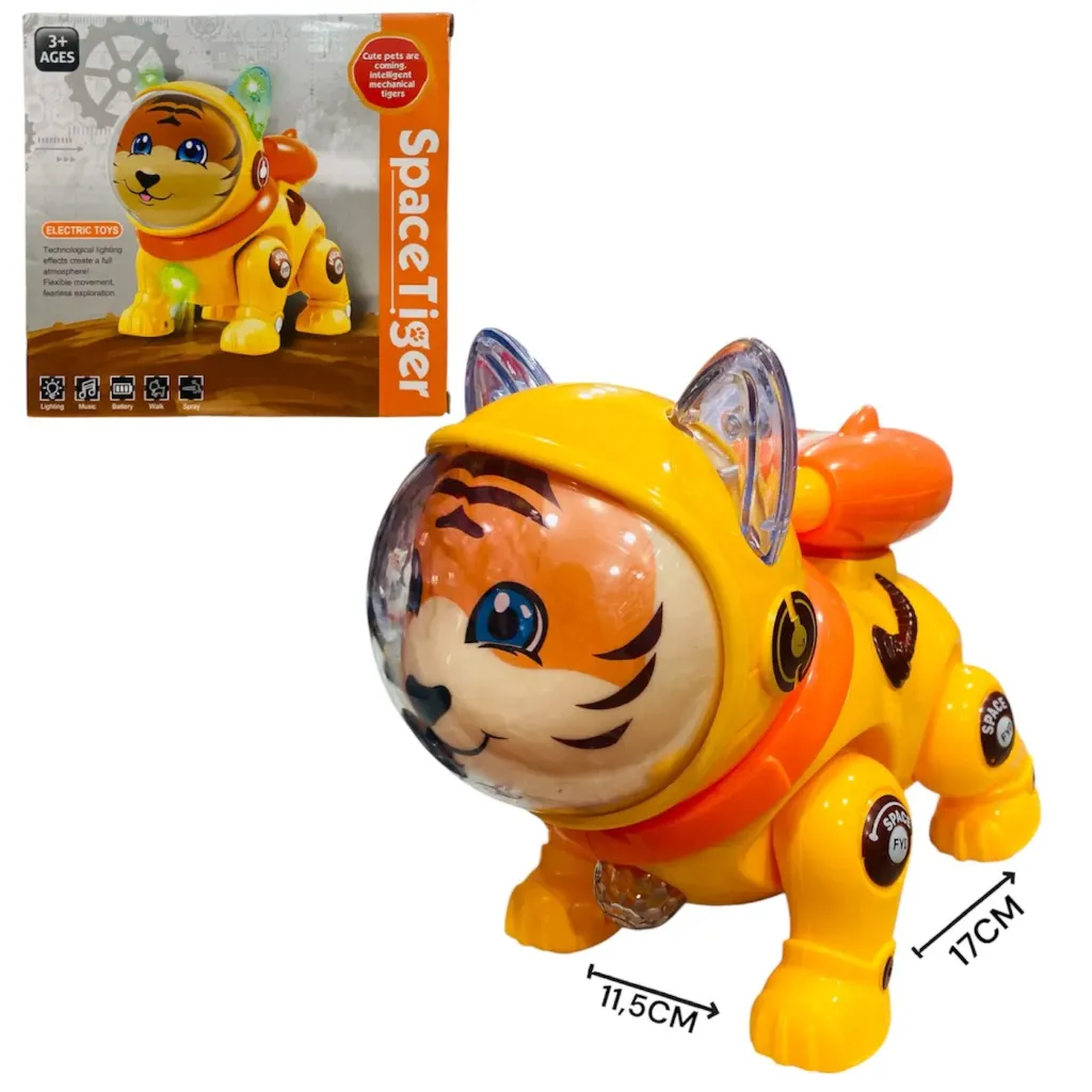 Tigre con luz y sonido