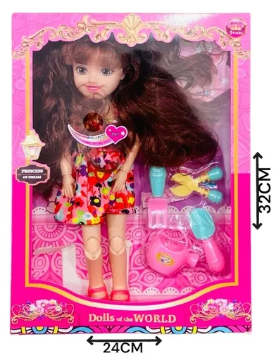 HWB309573 Muñeca Jardinera Con Accesorios