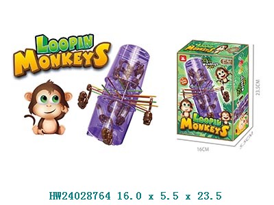 Juego no dejes caer el monito 16x5,5x23,5