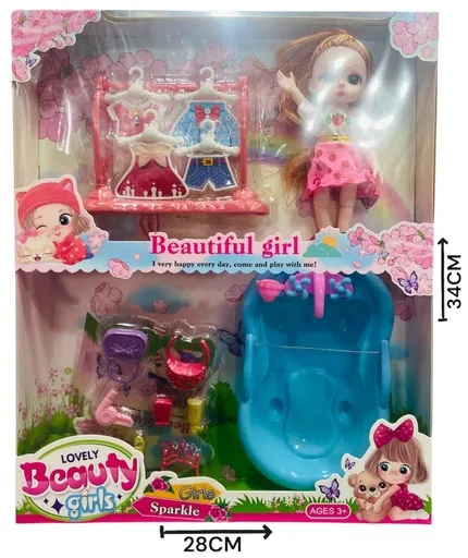 HWB259951 Muñeca Con Accesorios