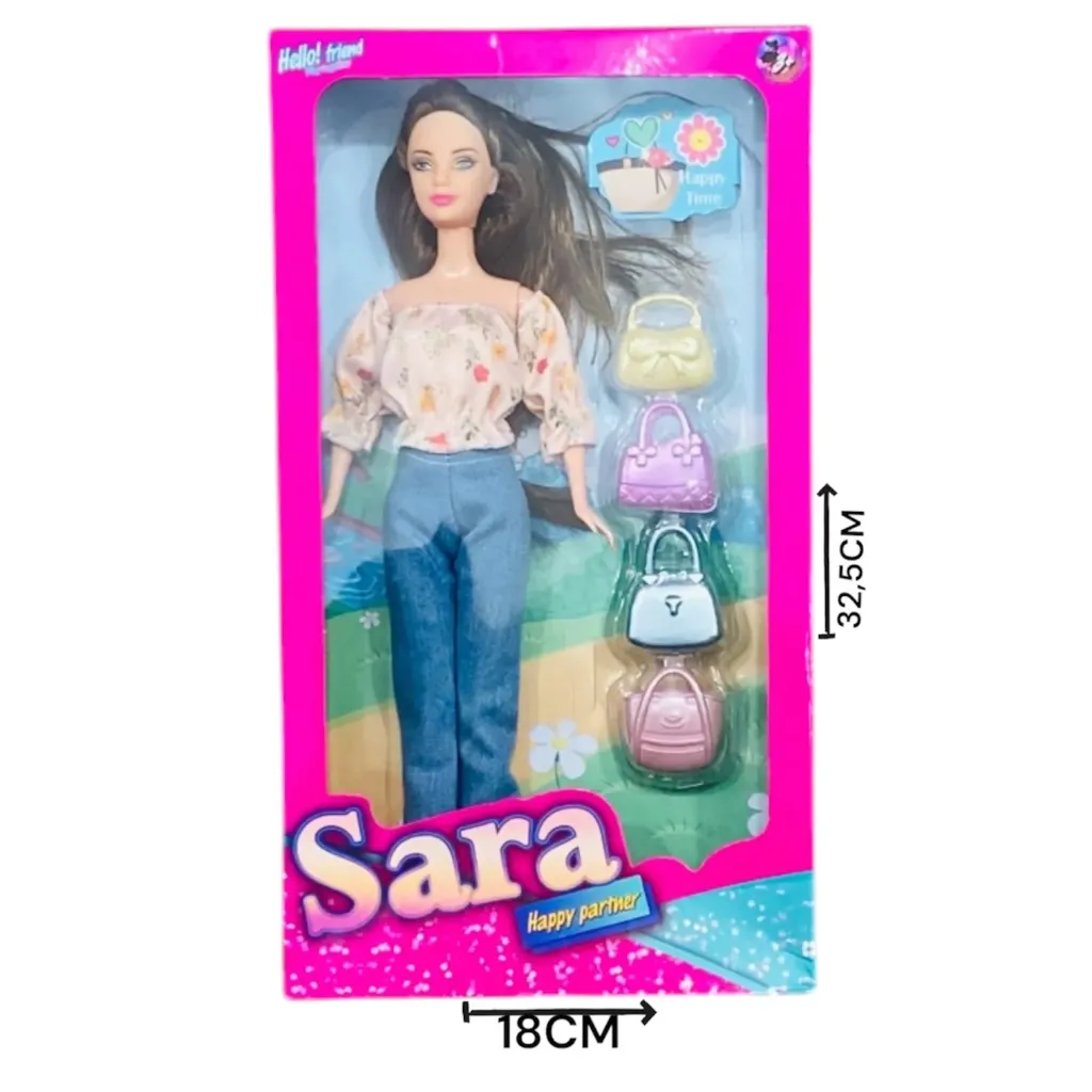 [513121] Muñeca Sara con carteras
