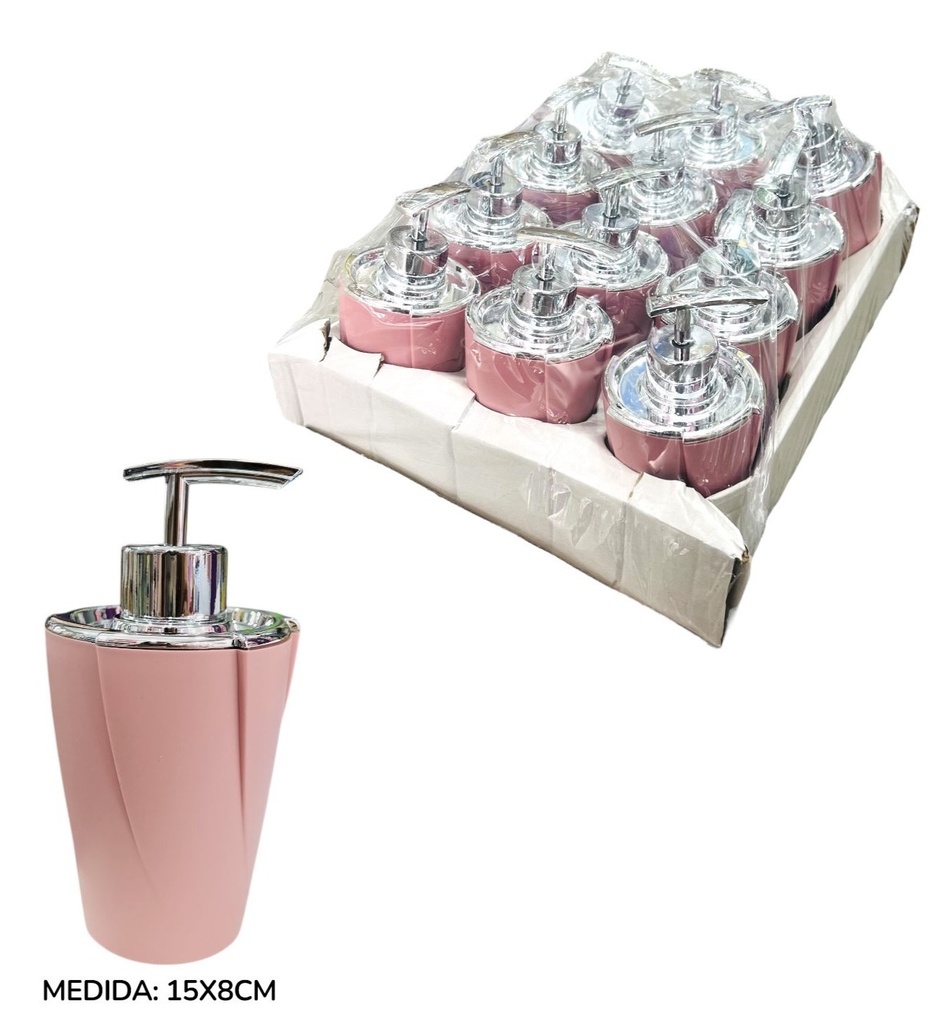 Dispenser De Jabon Rosa