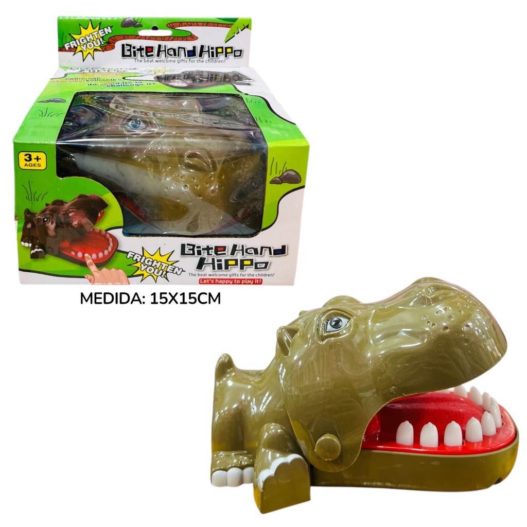 Atrapa Dedos Hipopotamo