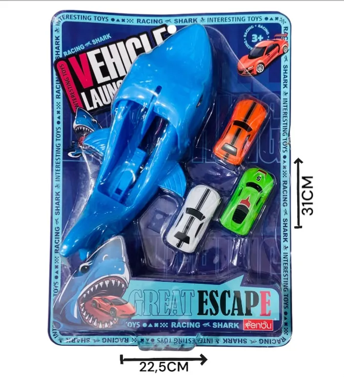 Lanzador de autos tiburón