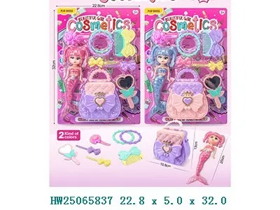 Sirena con bolsito y accesorios