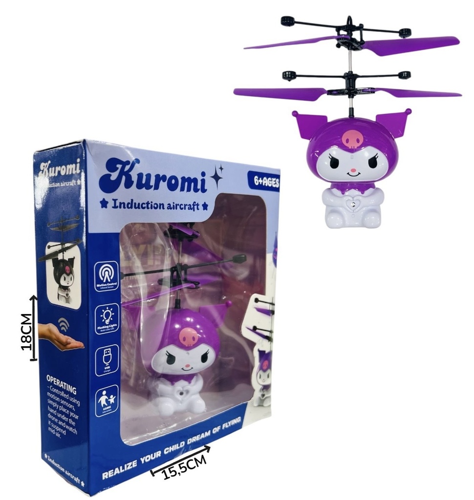 [512020] Mini Dron Kuromi Con Sensor