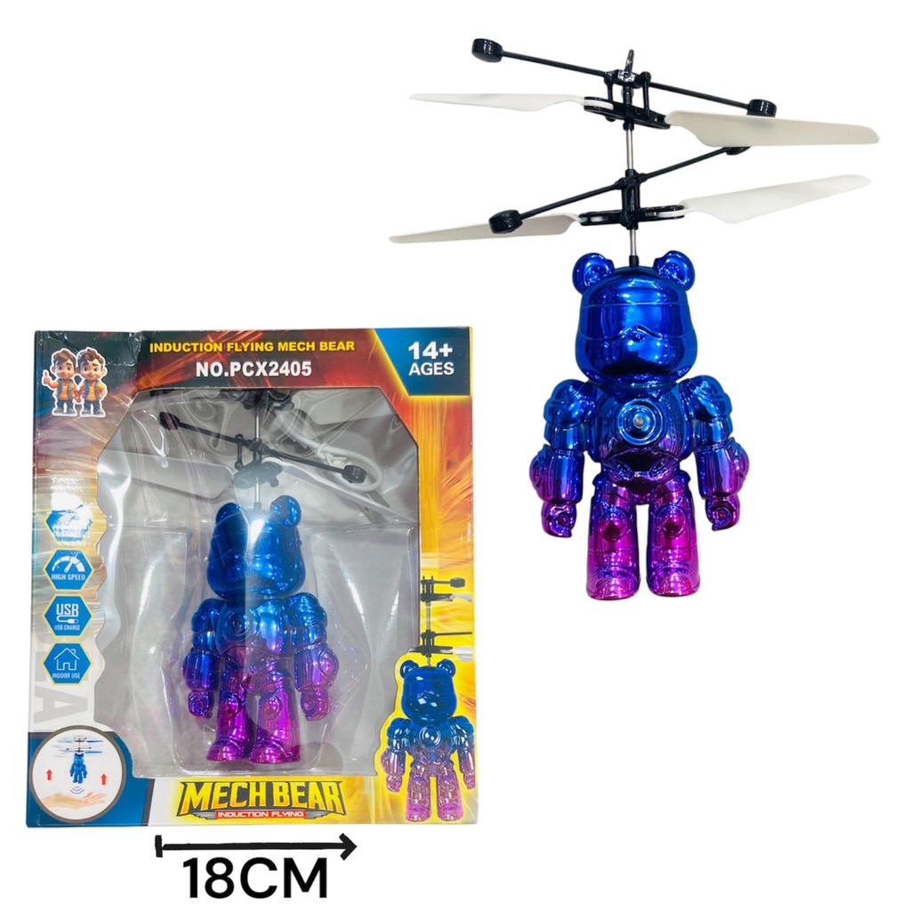 Mini Dron Oso Metalizado