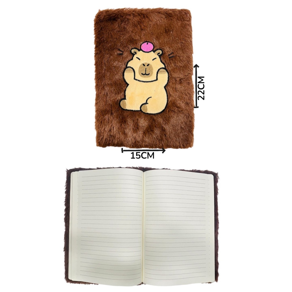 Diario C/ Peluche Capibara