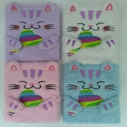 [512349] Diario C/ Peluche Gato