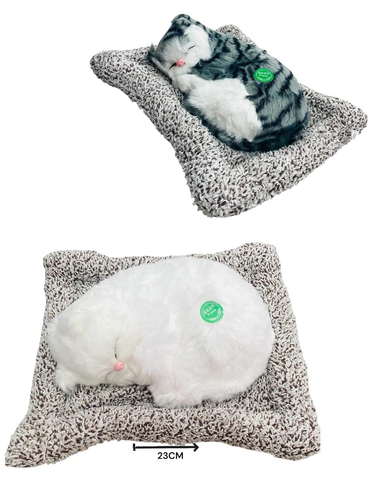 Adorno Peluche Gatito Con Sonido