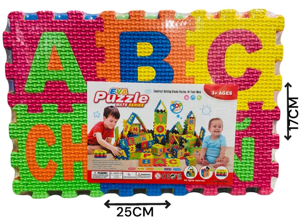 HW25042284 Goma eva español 36PCS