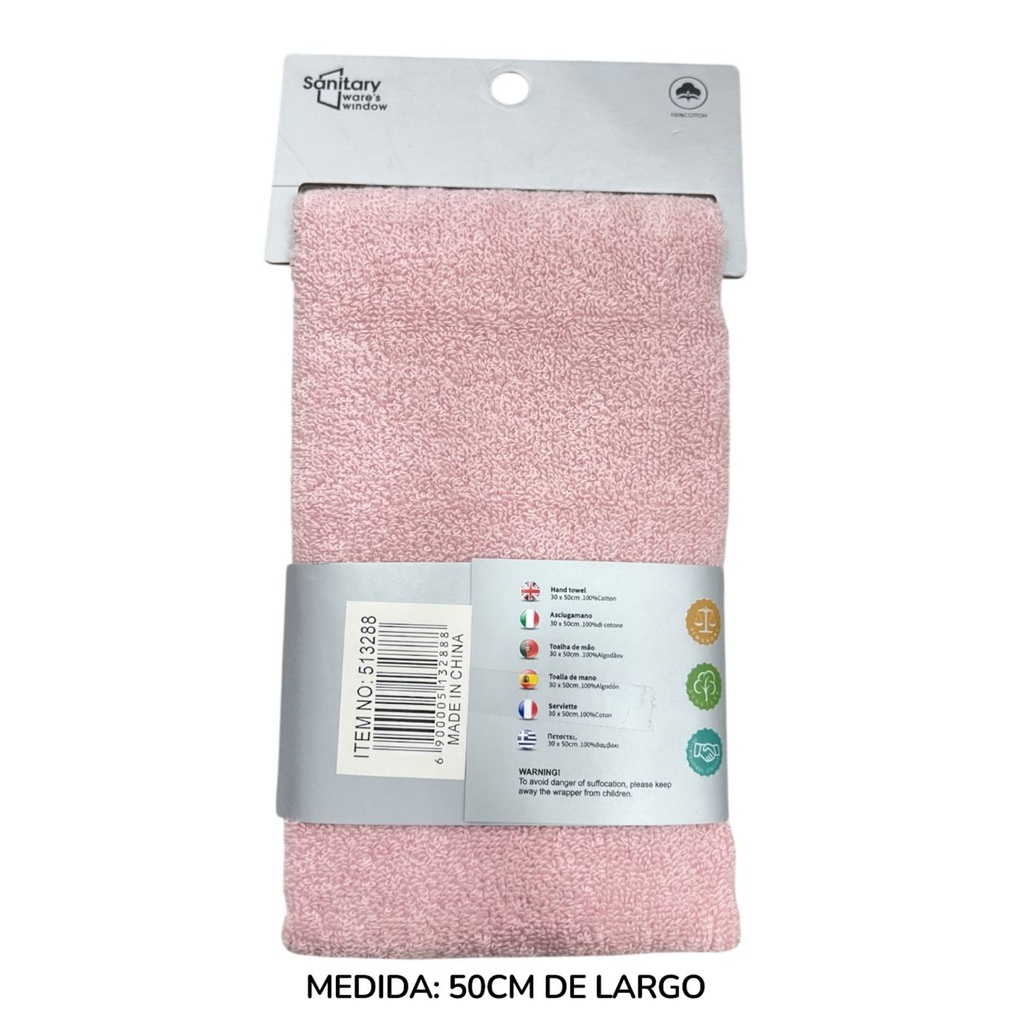 Toalla De Mano Rosa