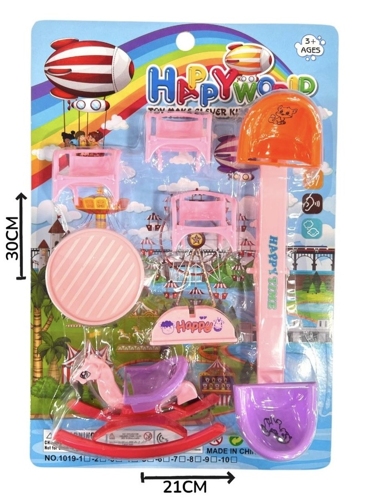 Set De Plaza Subibaja Y Accesorios