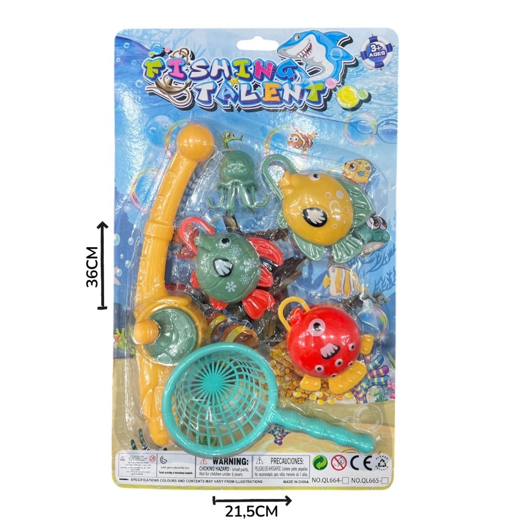 Juego De Pesca Con Animalitos Marinos