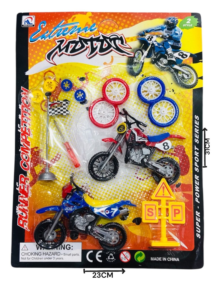 Set Minimoto Con Accesorios