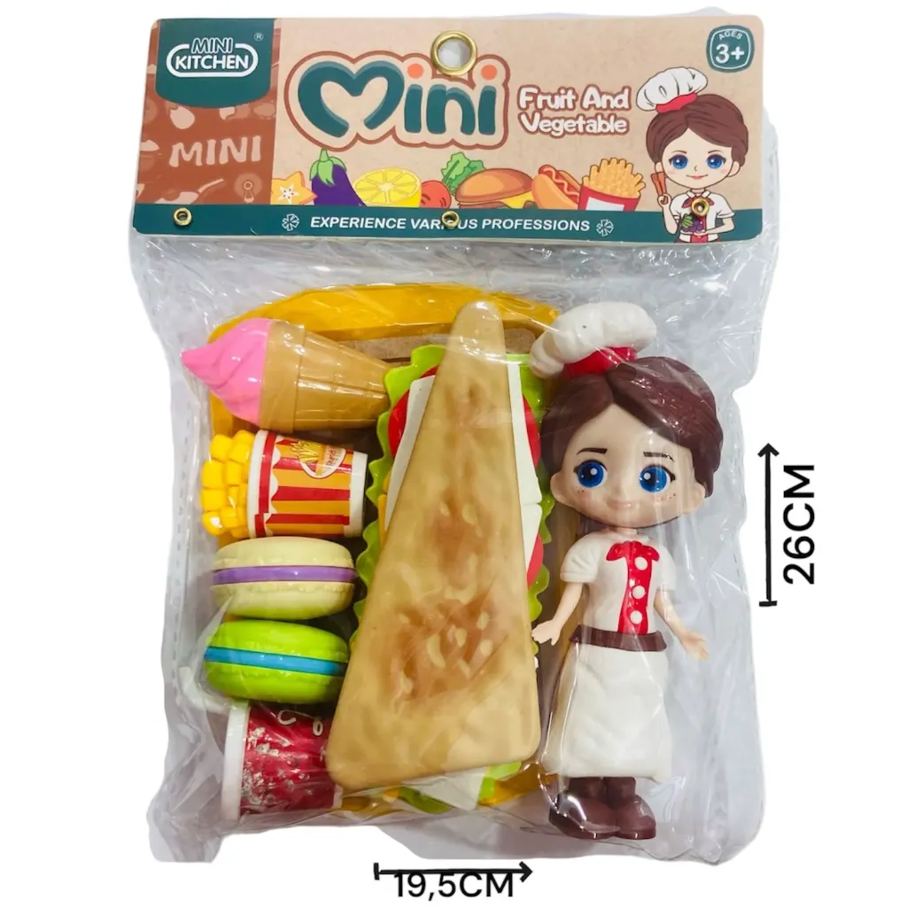 Set de comida + muñecos
