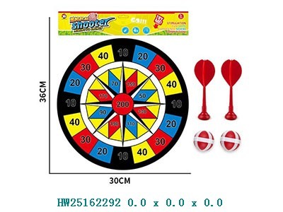 Set de dardos con bolas 28 cm